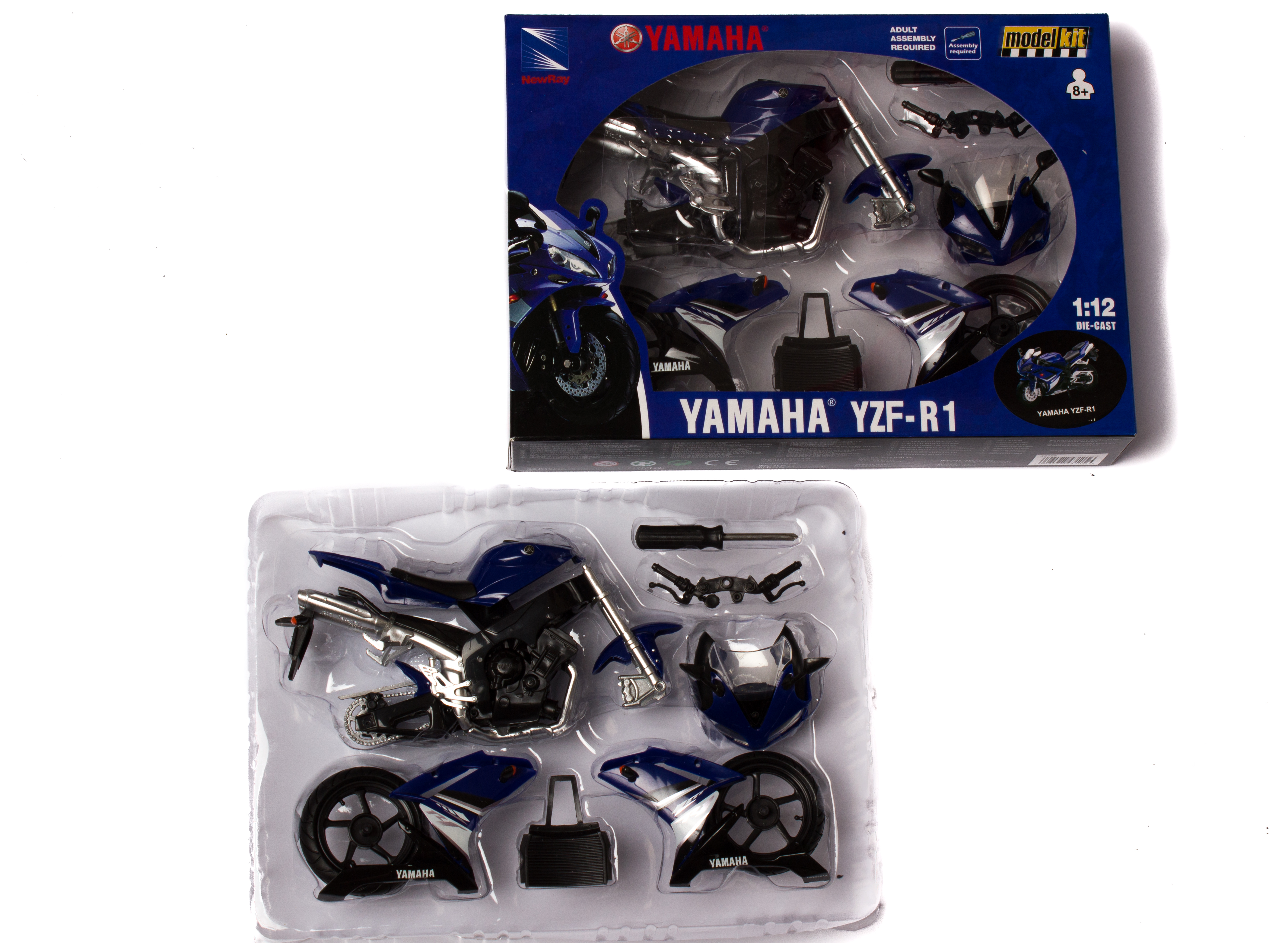 Сборная модель Мотоцикл 1:12 YAMAHA YZF-R1