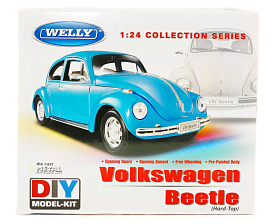 Модель машины сборная 1:24 VW BEETLE